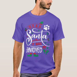 Samoyed Dog Christmas Dog breed girl vintage T-Shirt