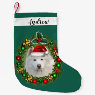 Samoyed dog Christmas Holiday Stocking