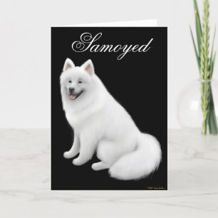 Samoyed Dog Greeting Card
