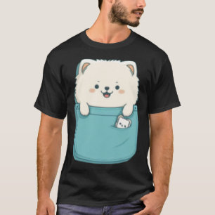 Samoyed Dog in your Pocket Dog   3 T-Shirt