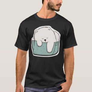 Samoyed Dog in your Pocket Dog   8 T-Shirt