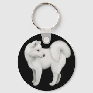 Samoyed Dog Keychain