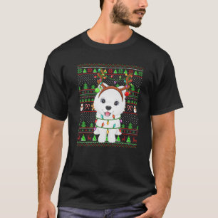 Samoyed Dog Lover Family Matching Ugly Samoyed Chr T-Shirt