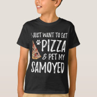 Samoyed Dog Lover Pizza Funny Dog Mum Gift