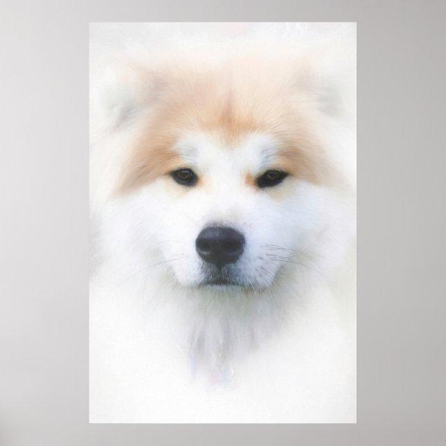 SAMOYED DOG “SNOW KING” POSTER (Front)