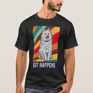 Samoyed Dog Walk Mum Dog Sayings Breeder 11 T-Shirt
