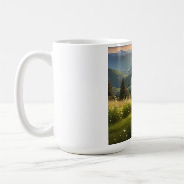 Samoyed Elegant Coffee Mug (Left)
