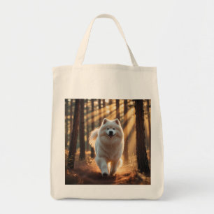 Samoyed Elegant Grocery Tote Bag