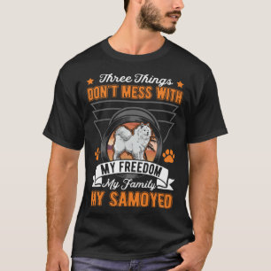 Samoyed Freedom Family Samoyed T-Shirt