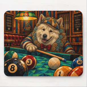 Samoyed, Geometric Mosaic Mouse Mat