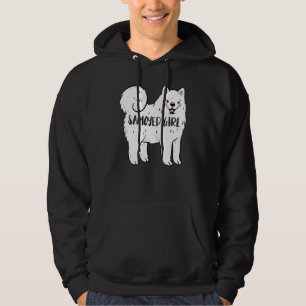 Samoyed Girl Funny Samoyed Owner Dog Lover Hoodie
