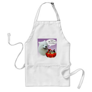 Samoyed Halloween Candy Standard Apron