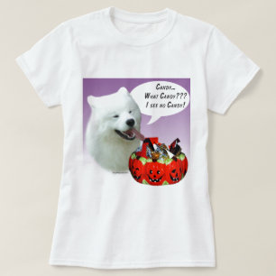 Samoyed Halloween Candy T-Shirt