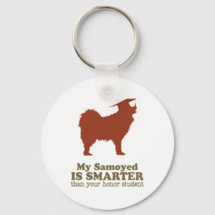 Samoyed Key Ring