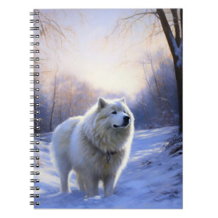 Samoyed Let It Snow Christmas Notebook