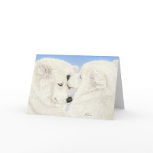 Samoyed Love Greeting Card