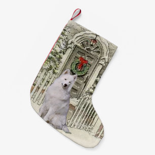 Samoyed Lovers Christmas Small Christmas Stocking