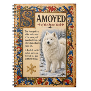 Samoyed, Mediaeval Bestiary Art Notebook