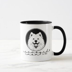 Samoyed Mom Custom Established Pop Art Samoyed Mug