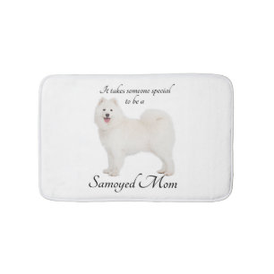 Samoyed Mum Bath Mat