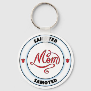 SAMOYED mum Key Ring