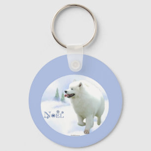 Samoyed Noel  Key Ring