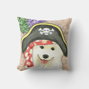 Samoyed Pirate Cushion