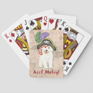 Samoyed Pirate Playing Cards