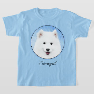 Samoyed Puppy Painting - Cute Original Dog Art T-Shirt