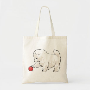 Samoyed Puppy Tote Bag