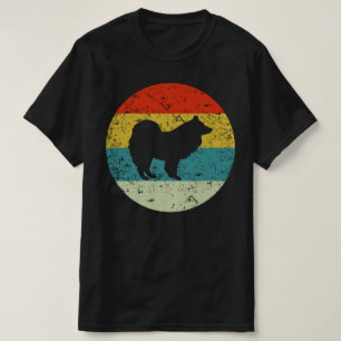 Samoyed retro vintage silhouette 70s T-Shirt