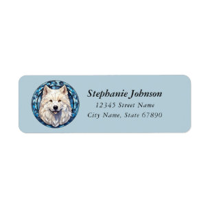 Samoyed Return Address Labels