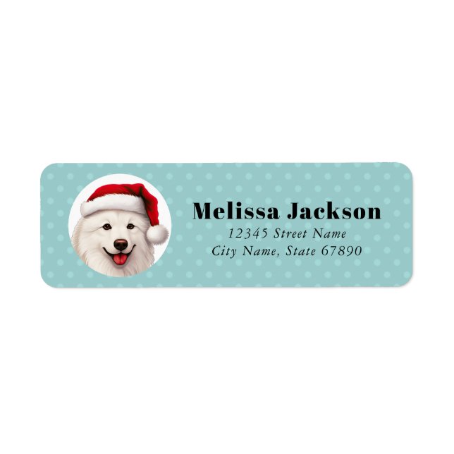 Samoyed Return Address Labels (Front)