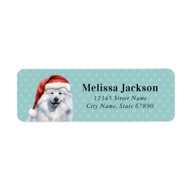 Samoyed Return Address Labels (Front)