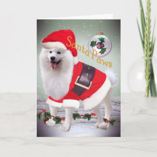 Samoyed Santa Paws Cards
