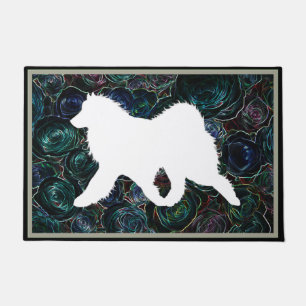 Samoyed Side Gait 24"x36" Exquisite Door Mat