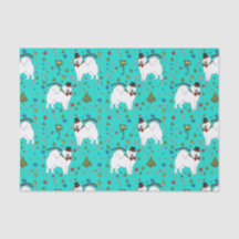 Samoyed "Snazzy Sam"  Holiday Wrapping Tissue