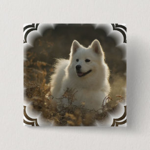 Samoyed Square Pin
