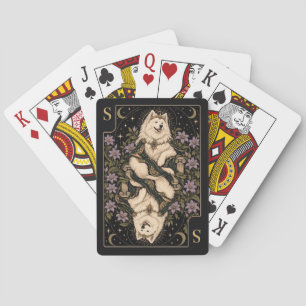 Samoyed, Starlit Tarot Art Playing Cards