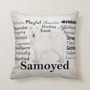 Samoyed Traits Pillow