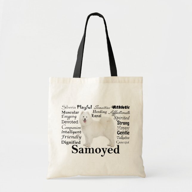 Samoyed Traits Tote (Front)