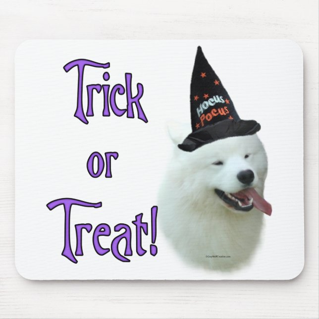 Samoyed Trick Mouse Mat (Front)