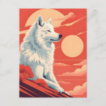 Samoyed Vintage Art