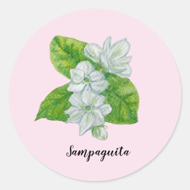 Sampaguita Sticker (Front)