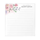 Sample Blush Pastel Pink Floral Watercolor Script