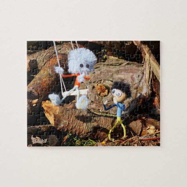 Sample Fubby on rocking. Jigsaw Puzzle (Horizontal)