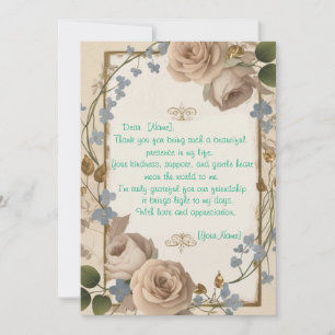 sample message of gratitude for someone who did go invitation