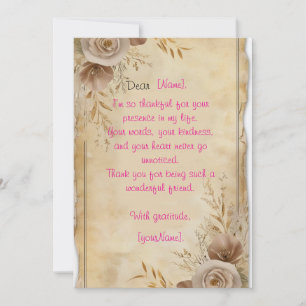 sample message of gratitude invitation