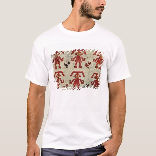 Sample of Lambayeque fabric with a figure T-Shirt (Front)