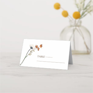 Sample One Wildflower Wedding Place Card